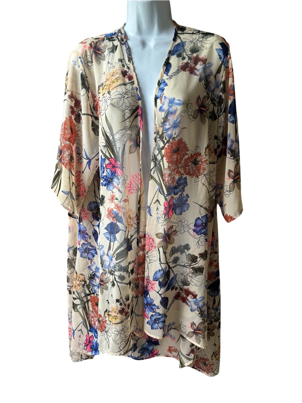 Forever 21 Floral Print Kimono